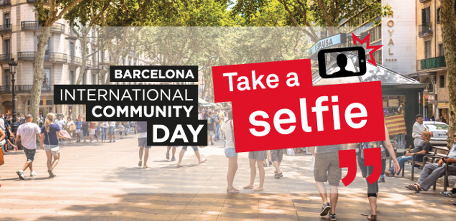 Take a selfie: Barcelona International Community Day